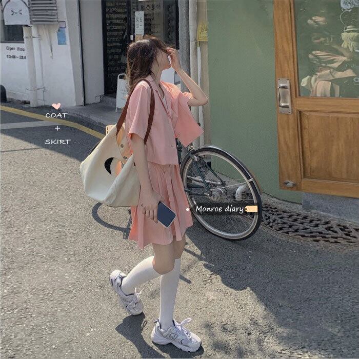 サマーショートジャケット スカート ストリート 夏物 モンロー34911027573
