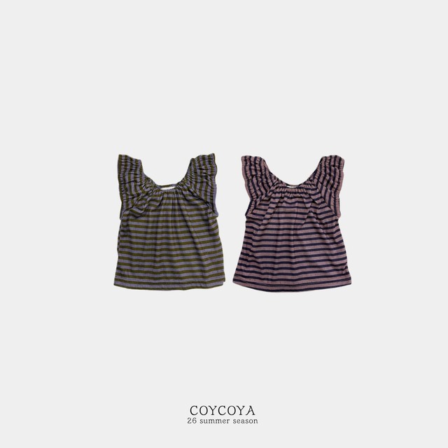 【取寄】coycoya｜dorothy shirring tee｜ドロシーシャーリングT｜S-2XL｜kids｜26 summer