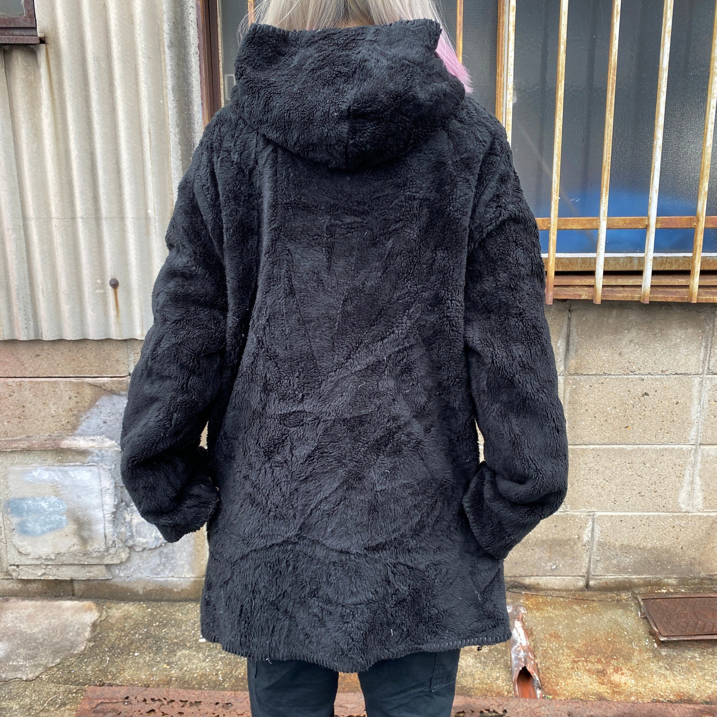 ALPIN STUDIO リバーシブル ボアフリースコート レディースL表記