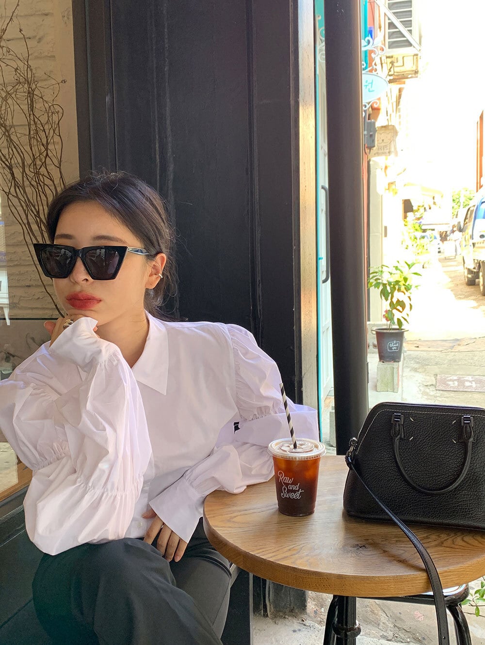 トップス レディース シャツ ブラウス 白シャツ 白トップス 袖あり