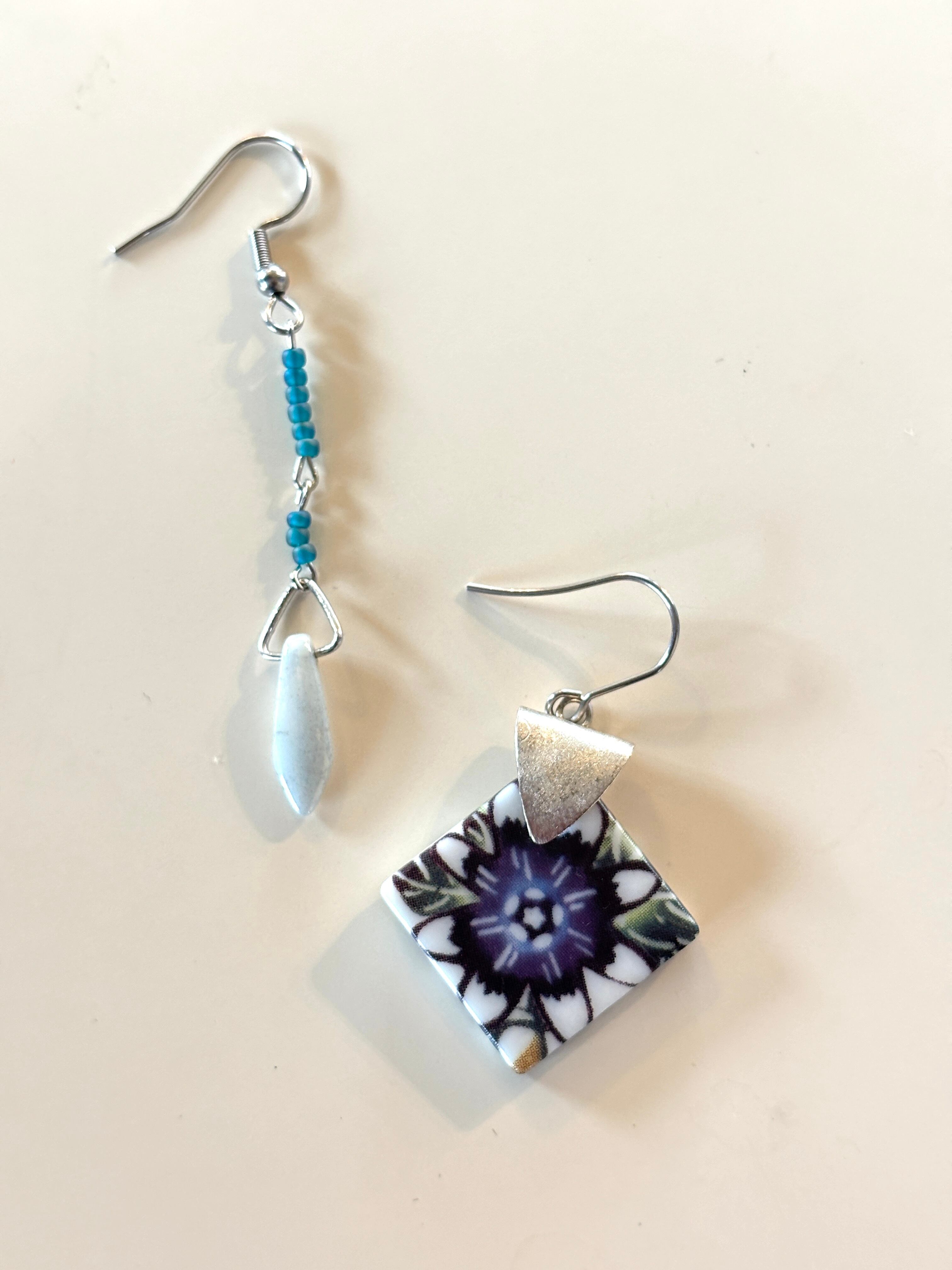 紅型アシメントリーピアス