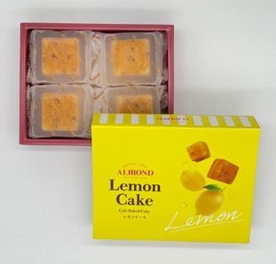 喫茶店の焼ケーキ　レモンケーキ　