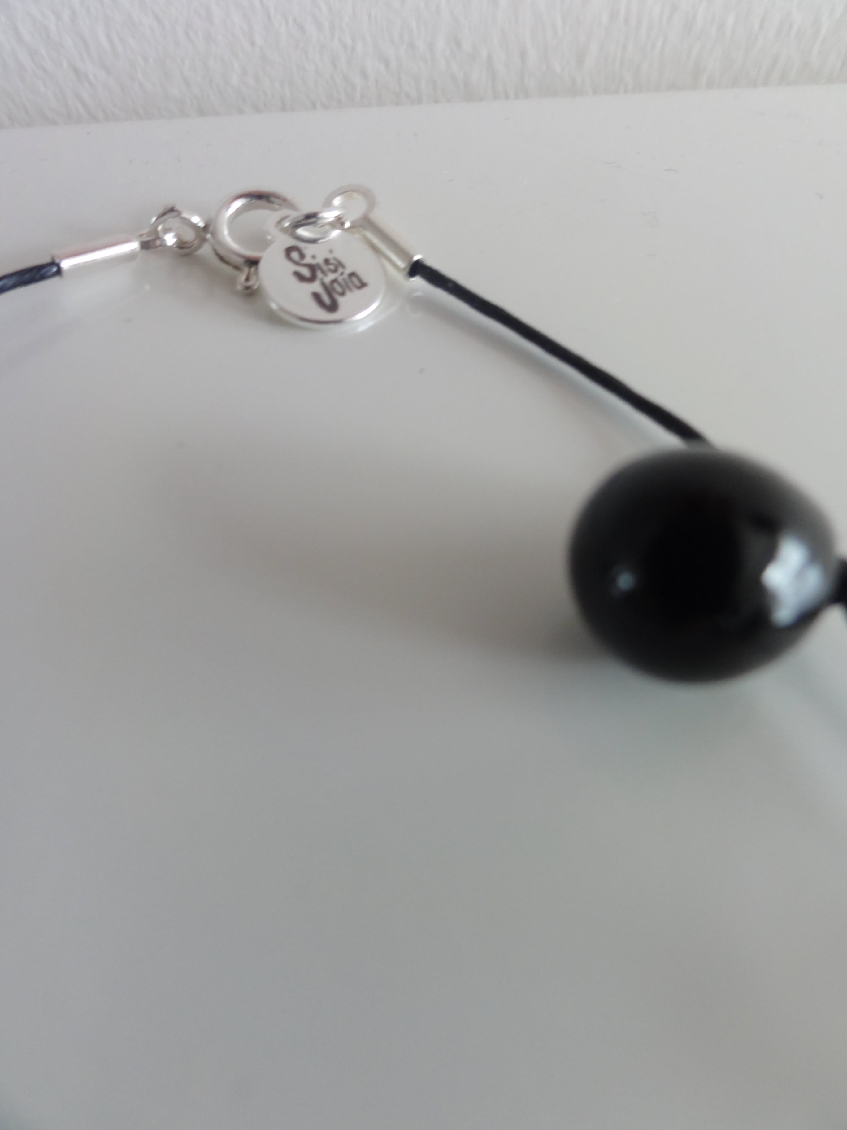 Sisi Joia (シシジョイア) NOUE necklace (Black/Black cord) | H