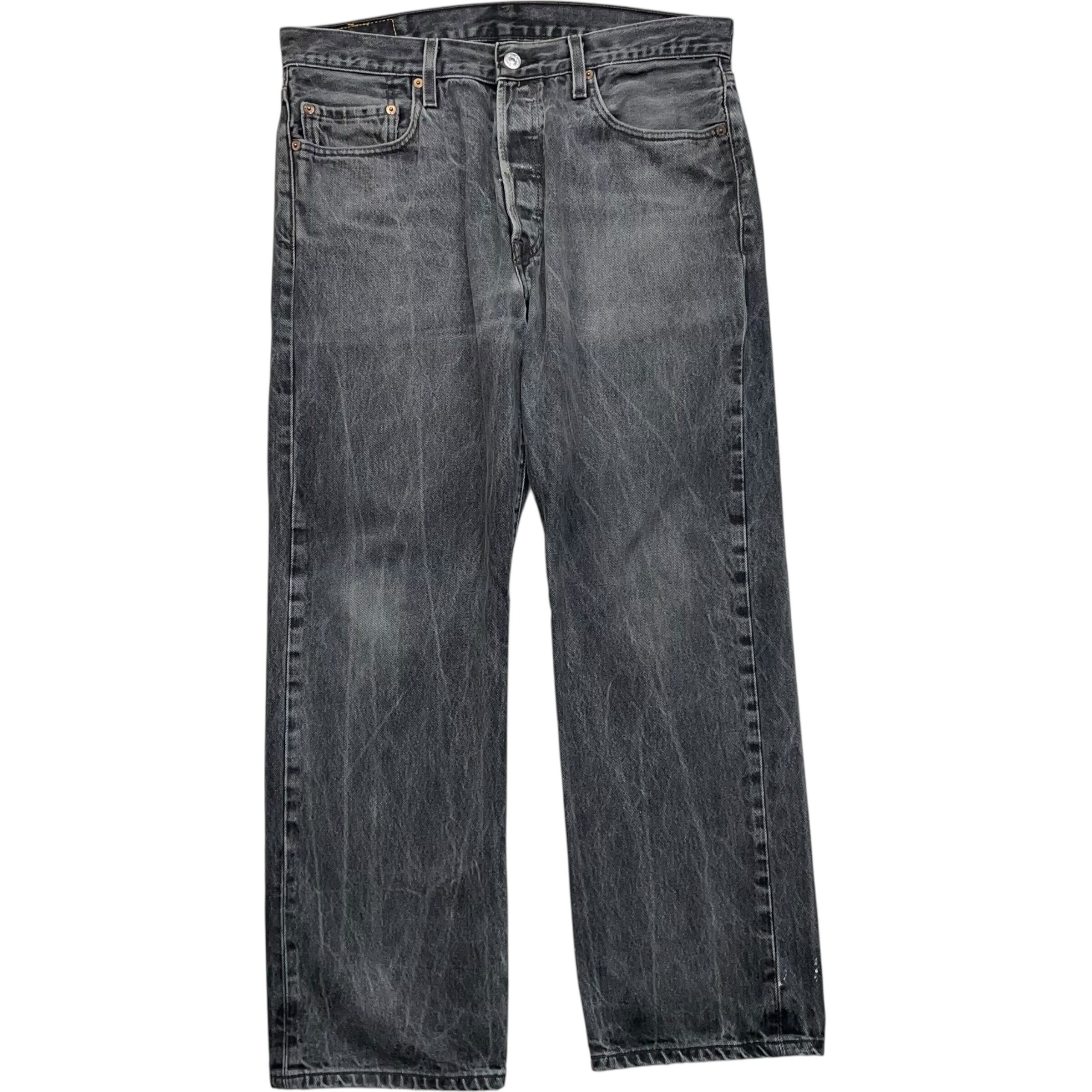《実寸 W35L28》 Levi's リーバイス 501 ブラックデニム 色落ち no.8625