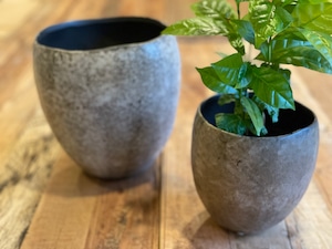 Arnem grey ceramic vase　Ｍサイズ