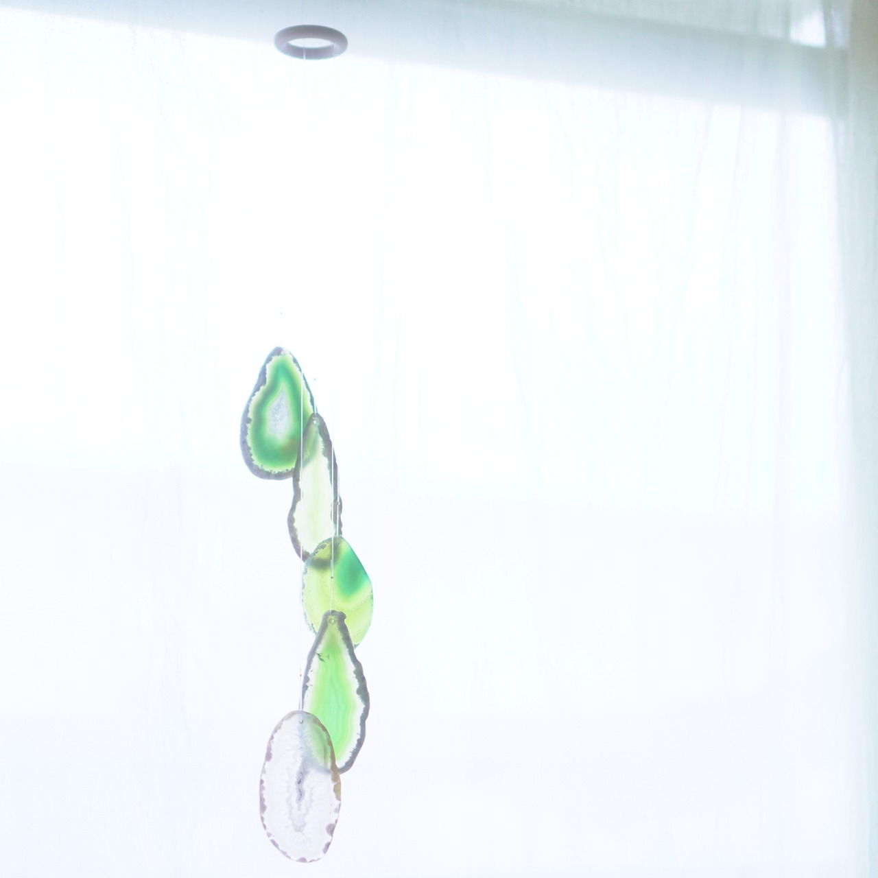 MEBUKI 05 - アゲートヒーリングチャイム / Agate Sun Catcher Wind Chime 1003