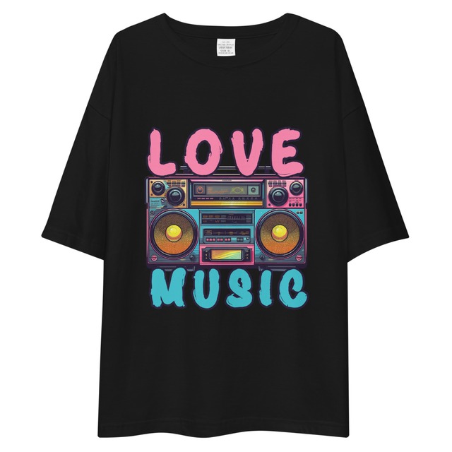 LOVE MUSIC (Big fit unisex)