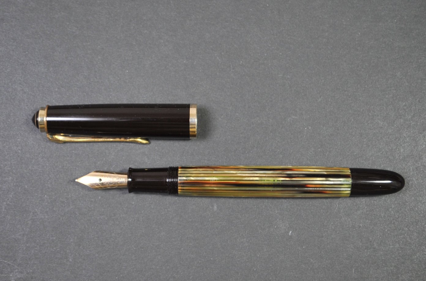 【名作60sヴィンテージ】ペリカン　400NN 14C EF 万年筆　グリーン 60s ペリカン 400NN PELIKAN 400NN （細字） 14C 01544 | 川口