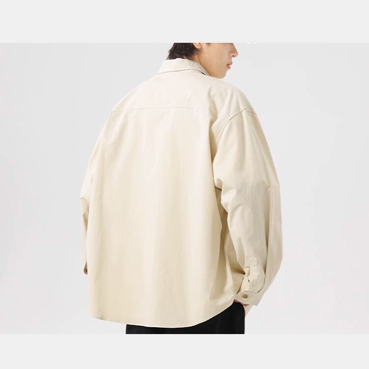 ★RETRO CONTRAST COLOR POCKET SHIRT　　　A0772
