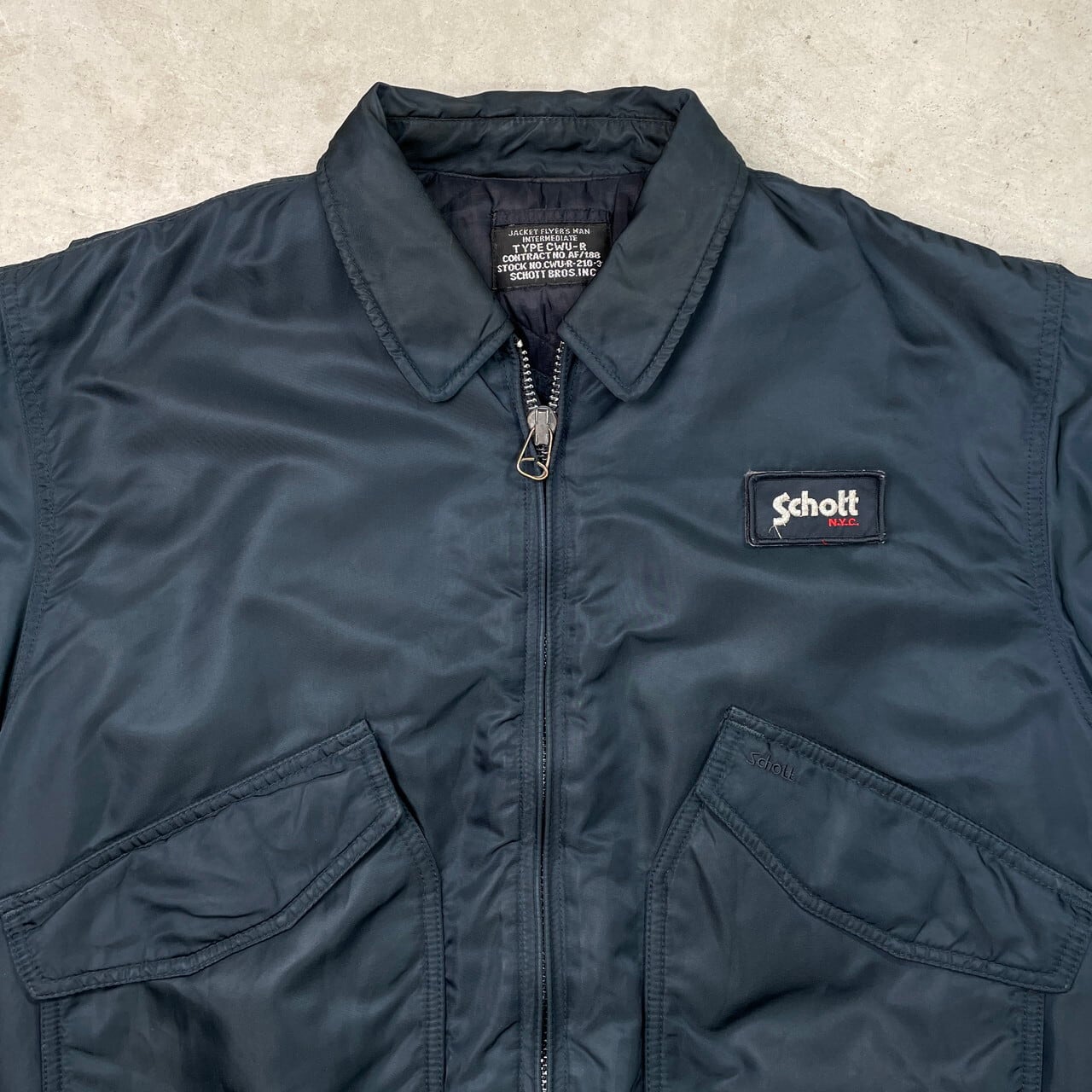 Schott ショット CWU-R ミリタリー フライトジャケット メンズL-XL相当 