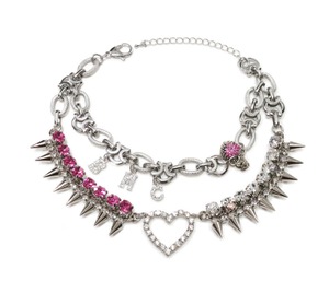 [Baby metal club] Bmc twinkle skull necklace (pink) 正規品 韓国ブランド 韓国代行 韓国通販 韓国ファッション Baby metal club