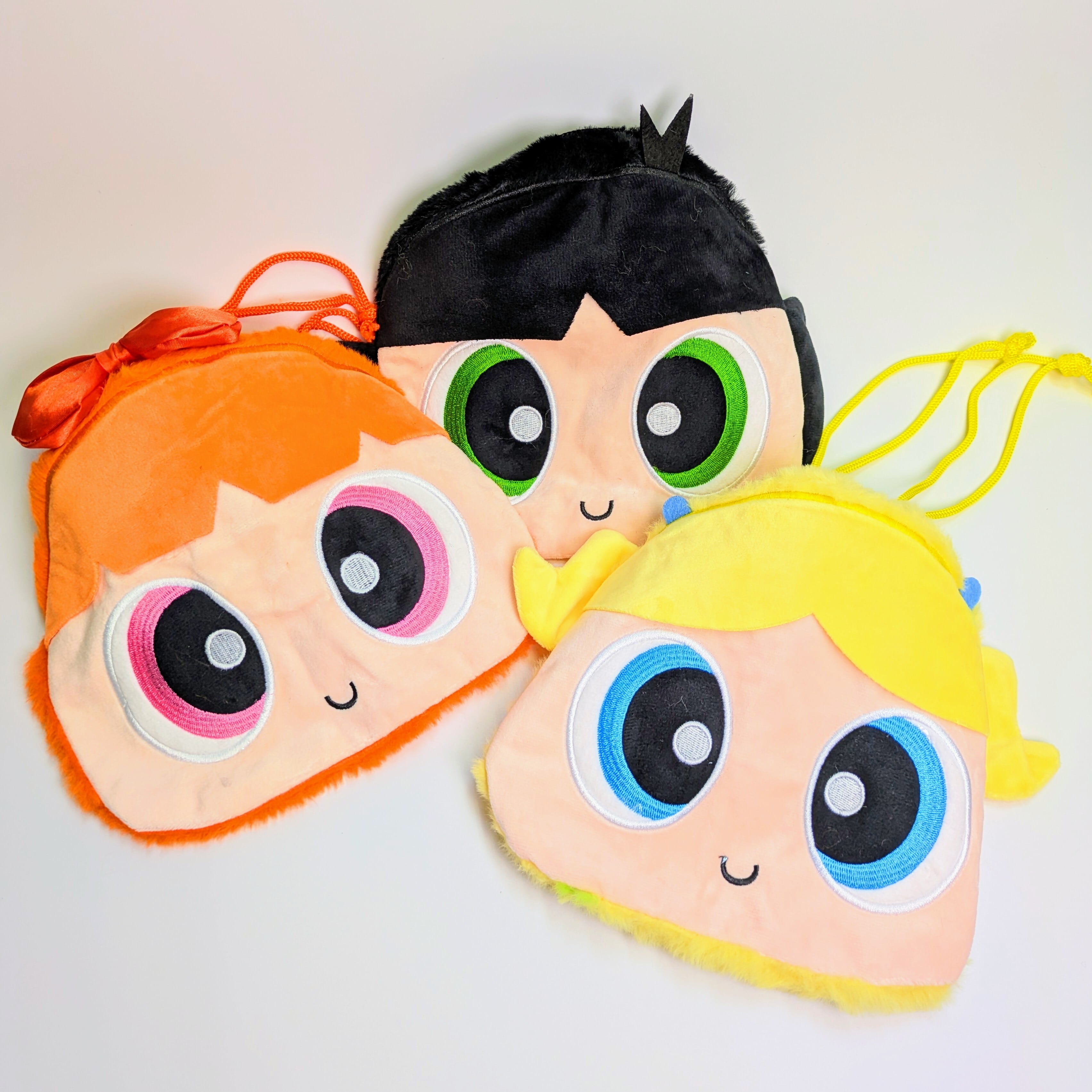 【 The Powerpuff Girls( パワーパフガールズ )】 巾着 / ポーチ/ 単品〚アメリカン雑貨 アメトイ〛