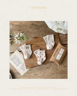 [oottbebe] Newborn Socks / [오뜨베베] 신생아양말