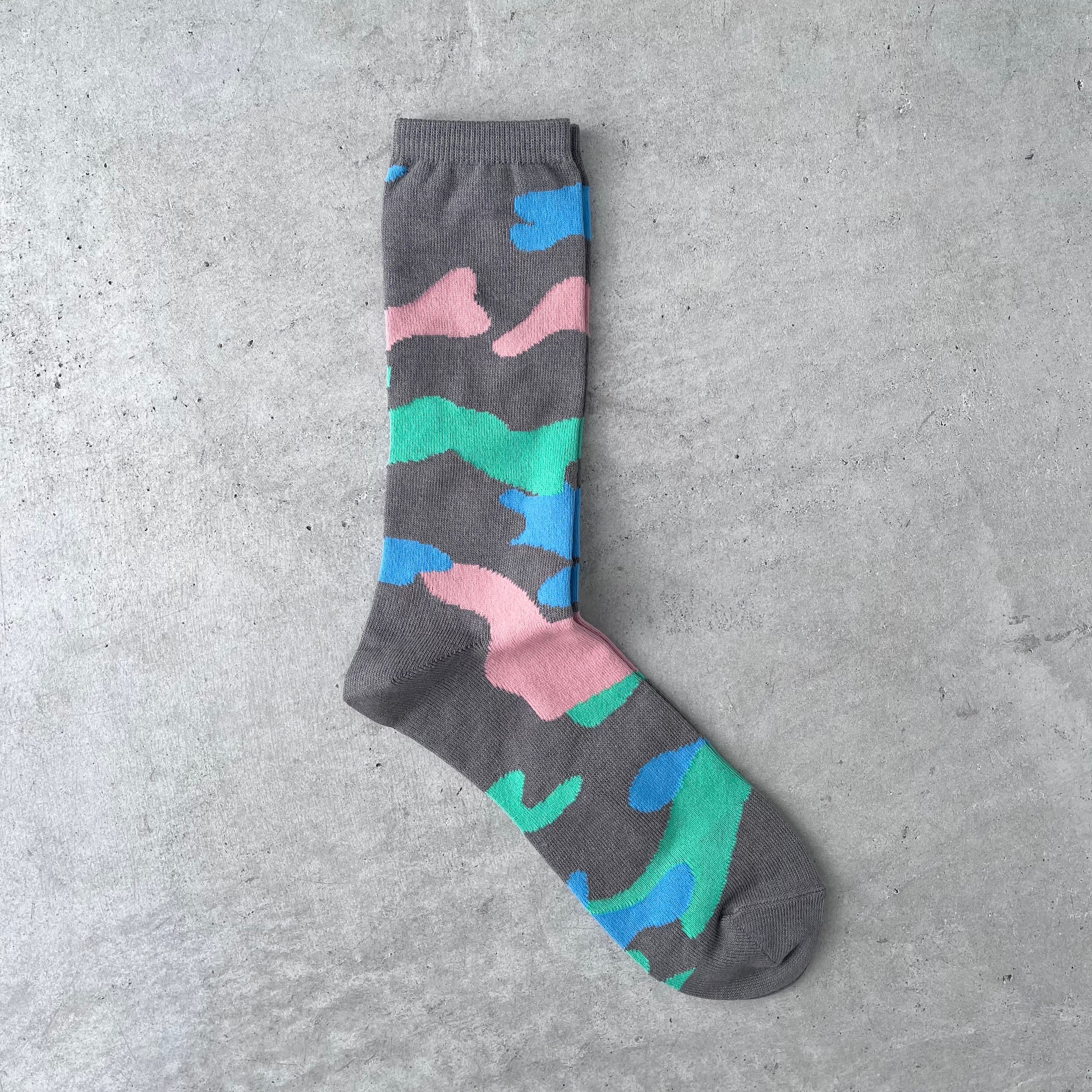 FAKUI / 【22-24cm】camouflage socks FK-245