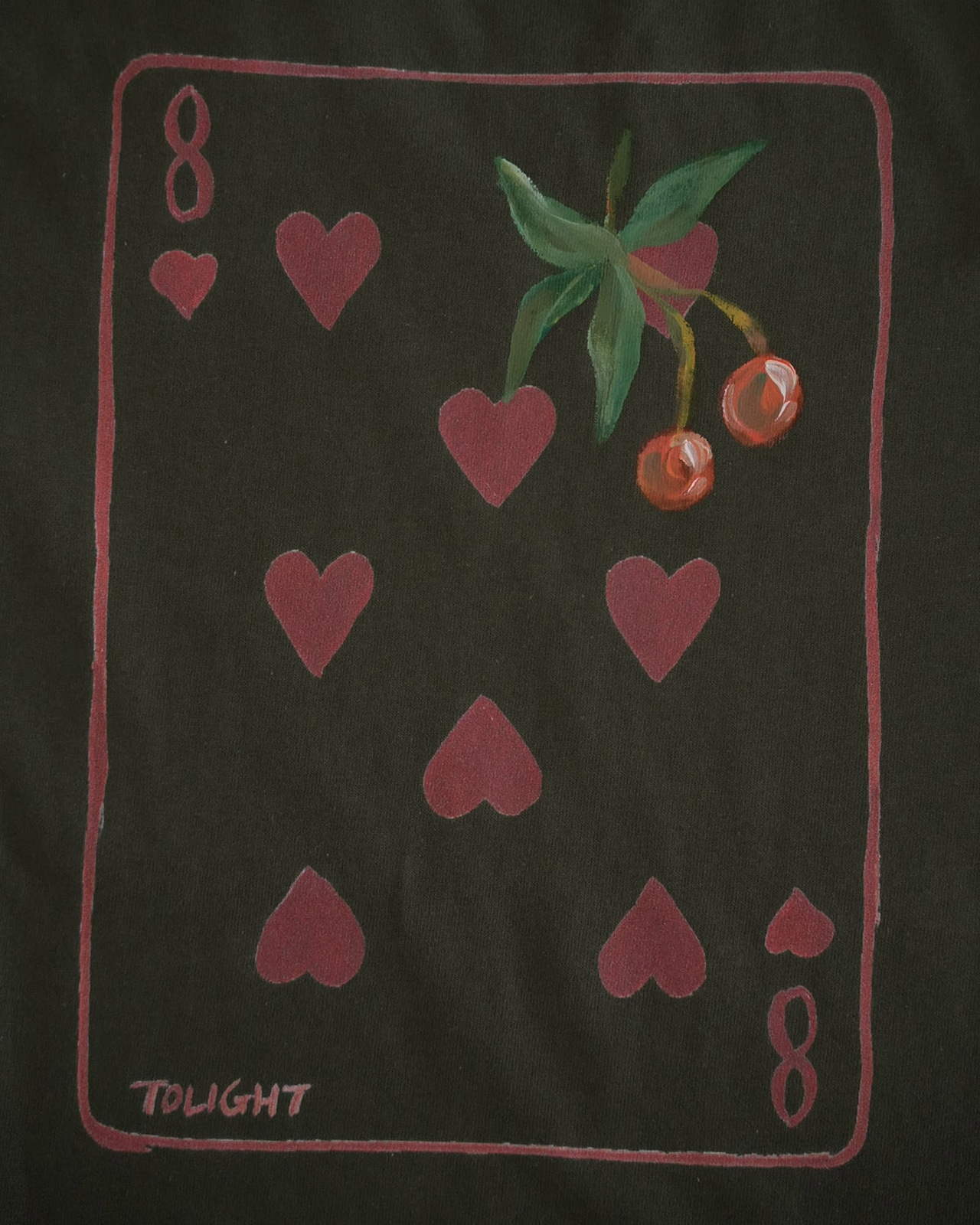 Trump tee light darkkhaki*cherry