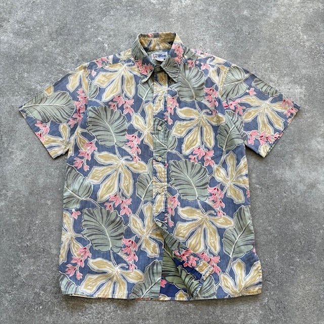 ポロラルフローレン ビンテージアロハ 半袖開襟シャツ 90s クレイトン 90s 熱帯魚柄 Sサイズ 90s ポロ ラルフローレン オープンカラー 開襟