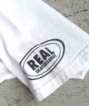 00s REAL SKATEBOARDS Tシャツ