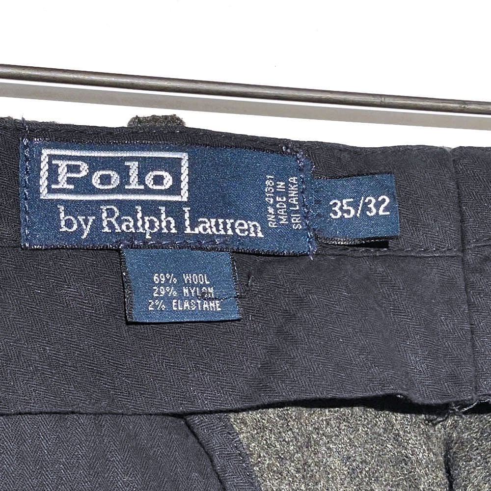 Polo by Ralph Lauren] Vintage Flannel Wool Trousers [1990s
