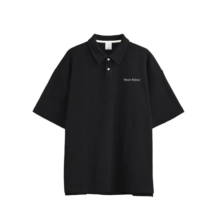 Good Choice 刺繍ロゴ ワッフルポロシャツ | good choice wear