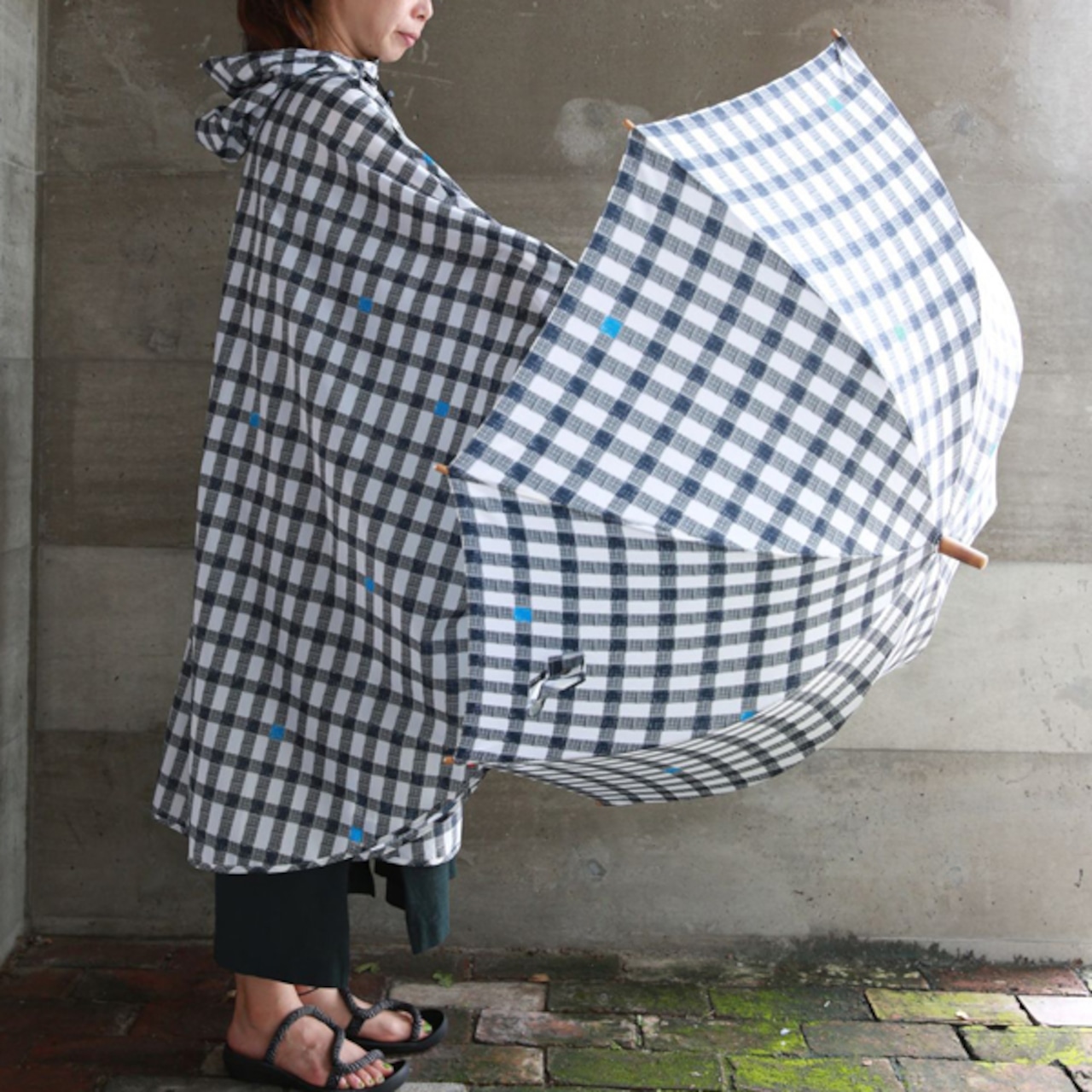 ［392 plusm］長傘 60cm｜Gingham