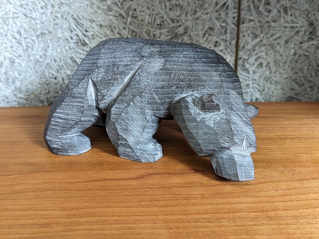 佐藤憲治　這い熊　＃５「どんぐり探し」　|　木彫りの熊