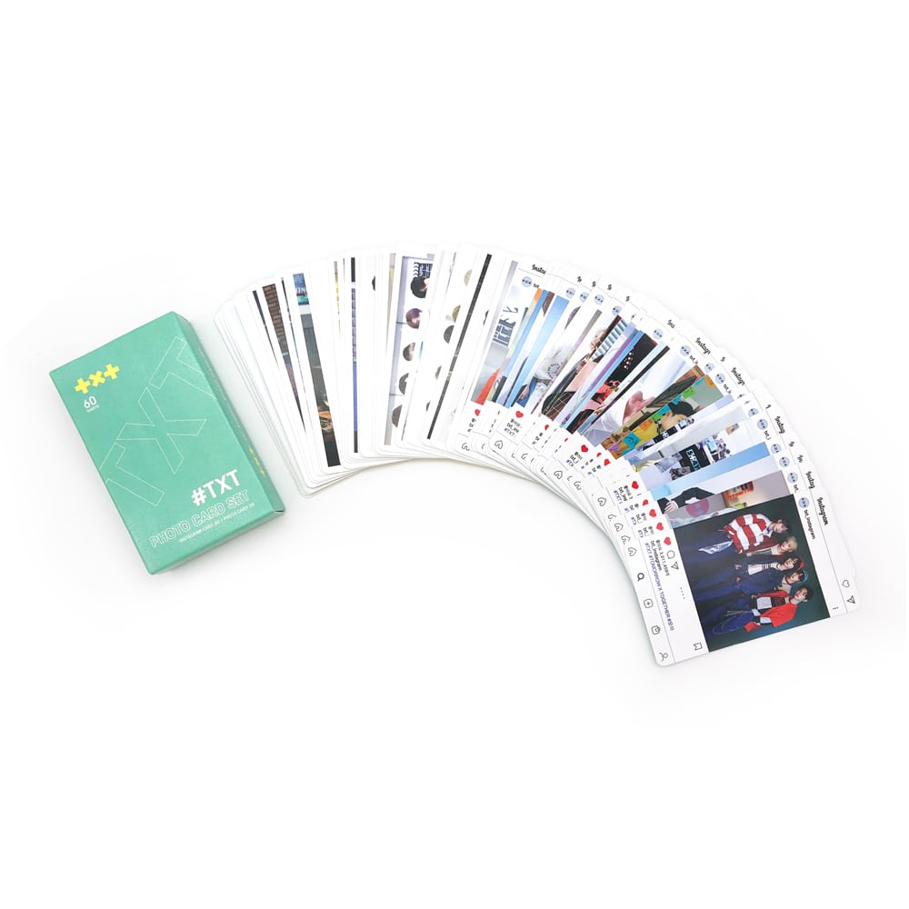 トゥモロー・バイ・トゥギャザー (TXT) 60枚入り フォトカード セット 60pcs Photocard Set (TOMORROW X  TOGETHER)