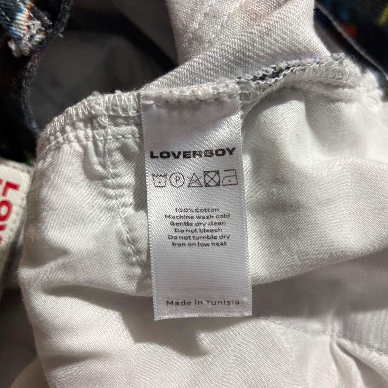 CHARLES JEFFREY LOVERBOY paint print denim pants