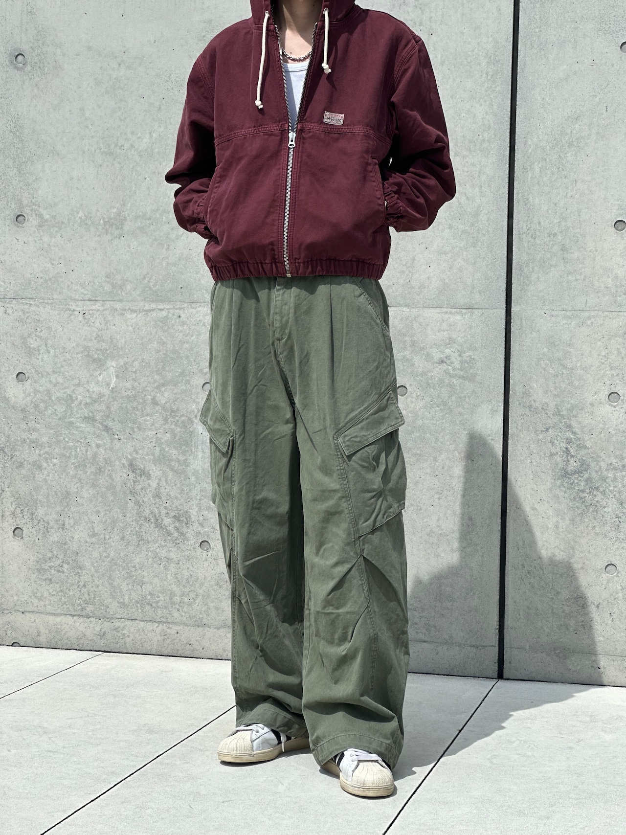 Drape Cargo Pants
