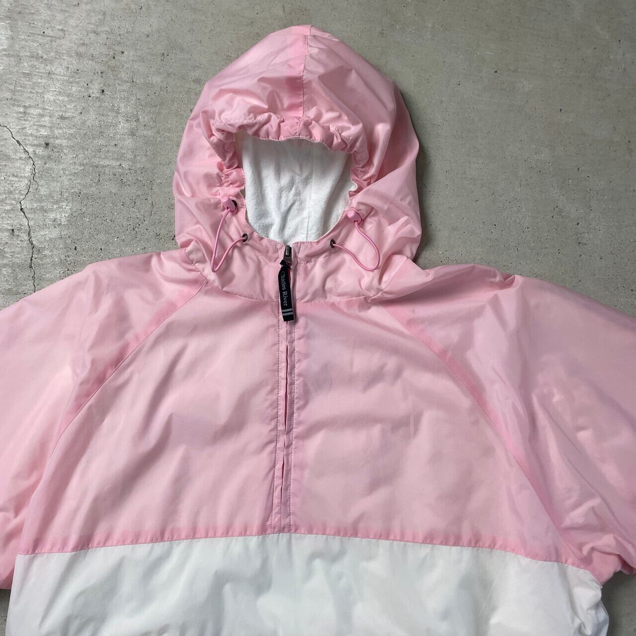 CHARLES RIVER APPAREL アノラックパーカー ハーフジップ メンズL 古着
