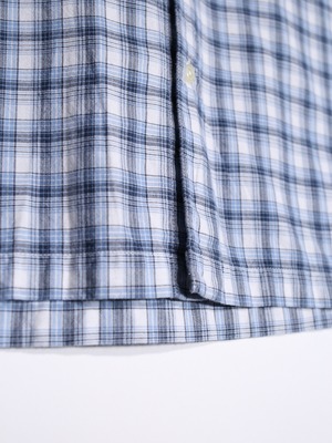 "OLD NAVY" good coloring check over size s/s shirt
