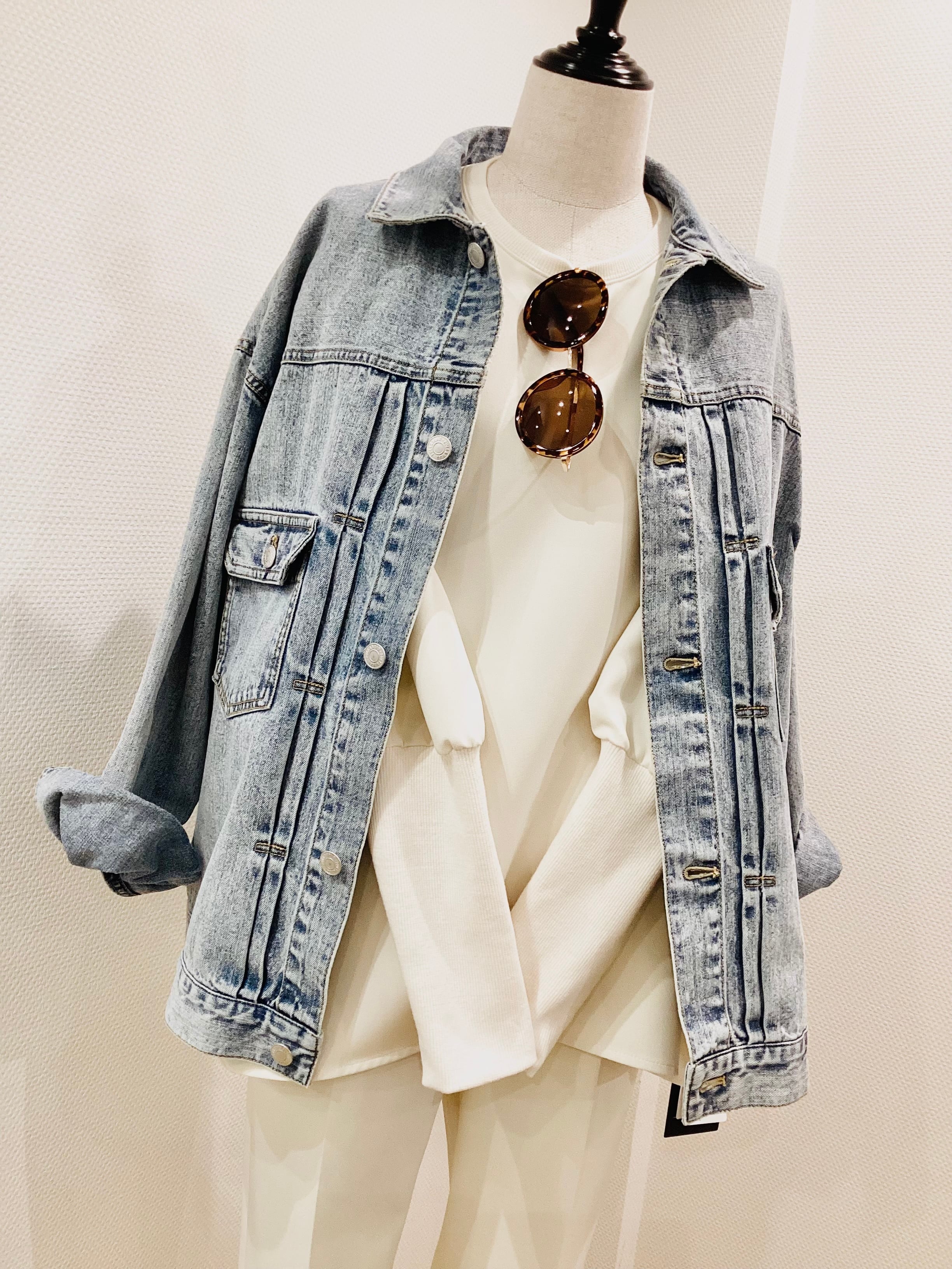 【梅春10%OFF】オーバーサイズデニムジャケット【Instagram配信中】