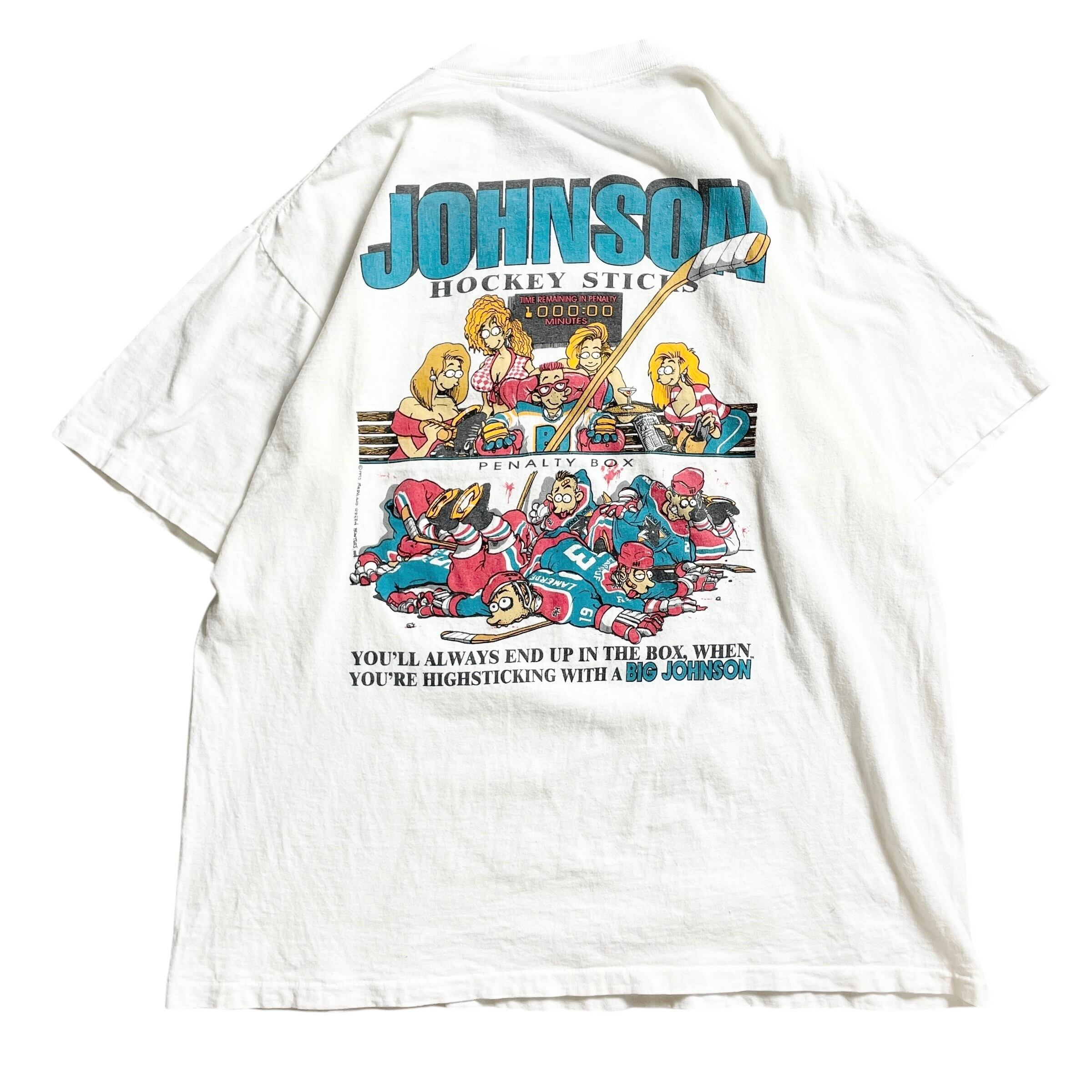 90s USA製 BIG JOHNSON ホッケーvintage T-shirt
