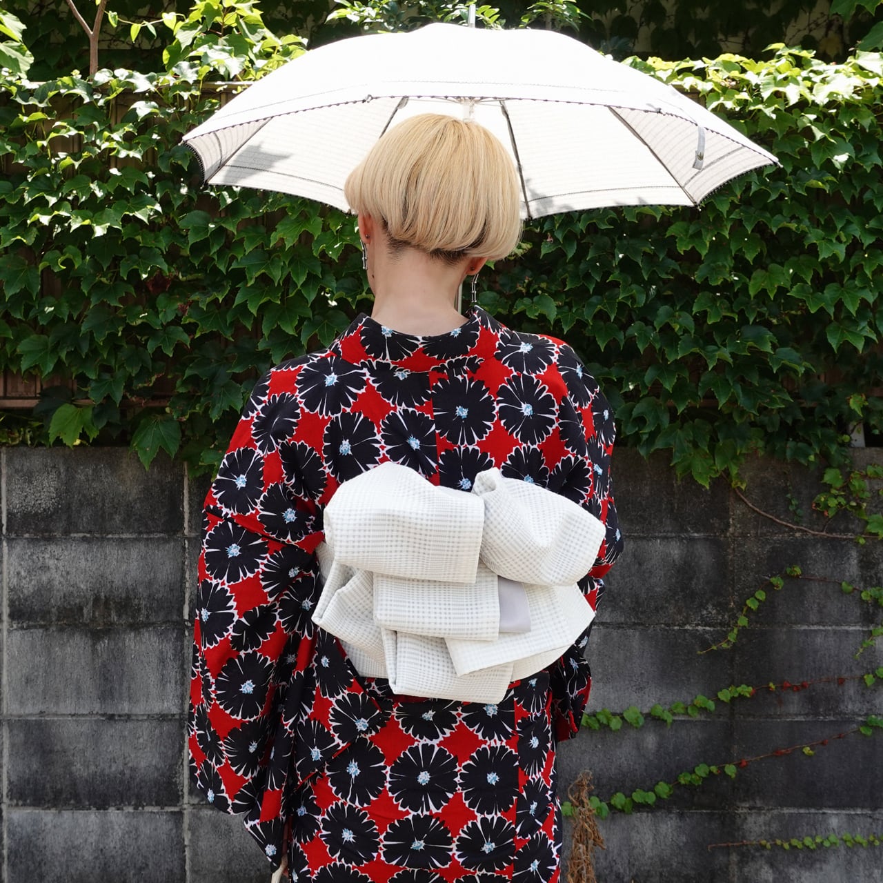 5色》ブロックタイル【ポリエステル芯なし袋帯】（即納品） | 【公式