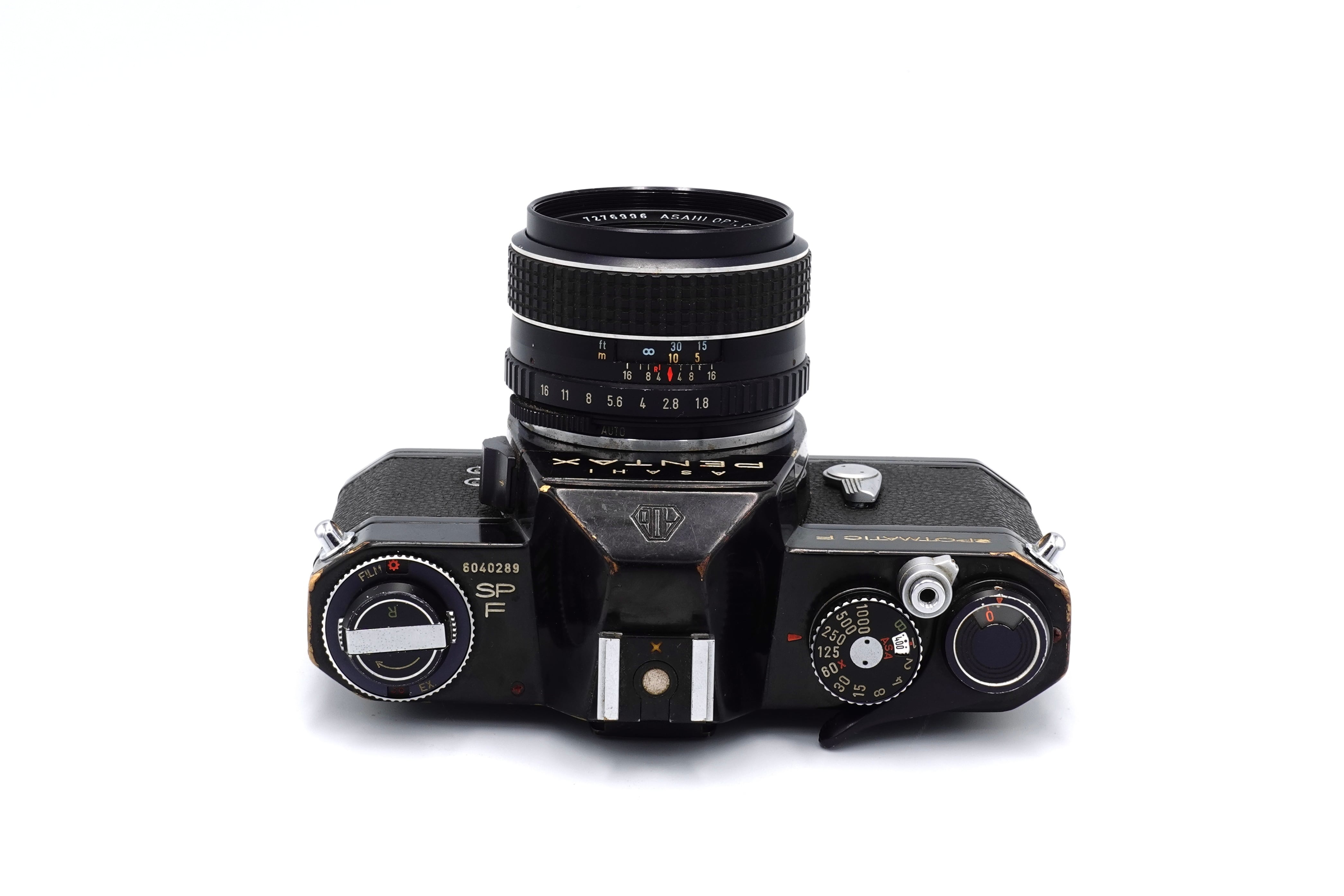 PENTAX SPF ブラック S-M-C TAKUMAR 55mm F/1.8 PENTAX SPF ブラック + SMC TAKUMAR 55mm F1.8 オールドレンズ