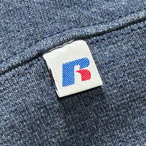 00s Russell V-neck 無地 ネイビー ounce Mid L 詳細写真5