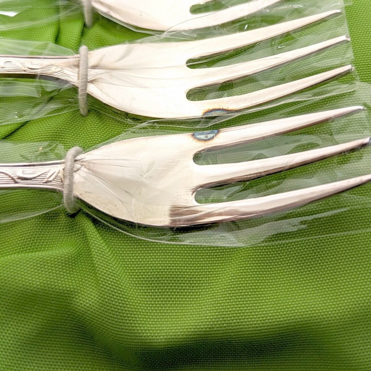 銀食器・銘々皿・フォーク・5客セット・No.230521-26・梱包サイズ80 