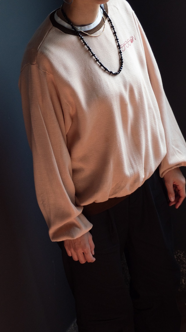 "SASSON" '80s vintage Trim crewneck