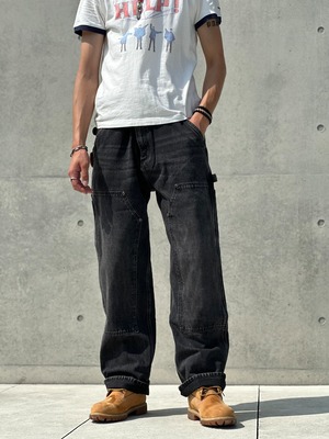 【週間ランキング8位】Fade Black Double Knee Pants