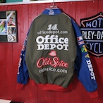 CHASE JH レーシングジャケット フルデコ グレー×ブルー L