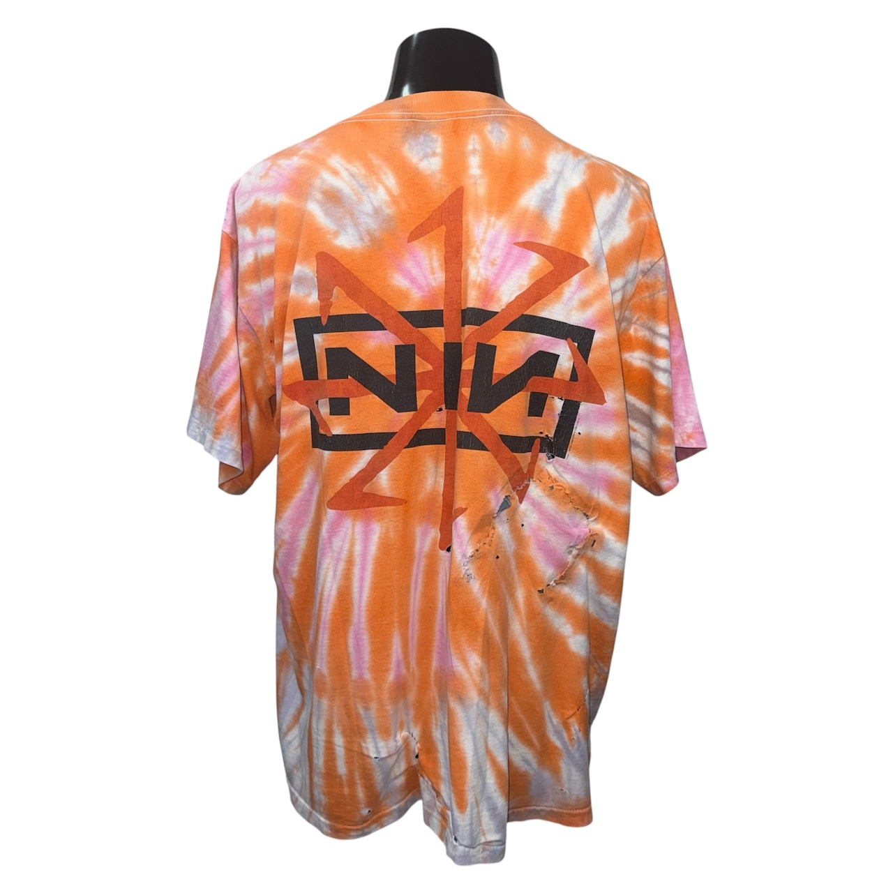 【NINE INCH NAILS】ナイン・インチ・ネイルズ "THESPIN" 90's Vintage タイダイTシャツ