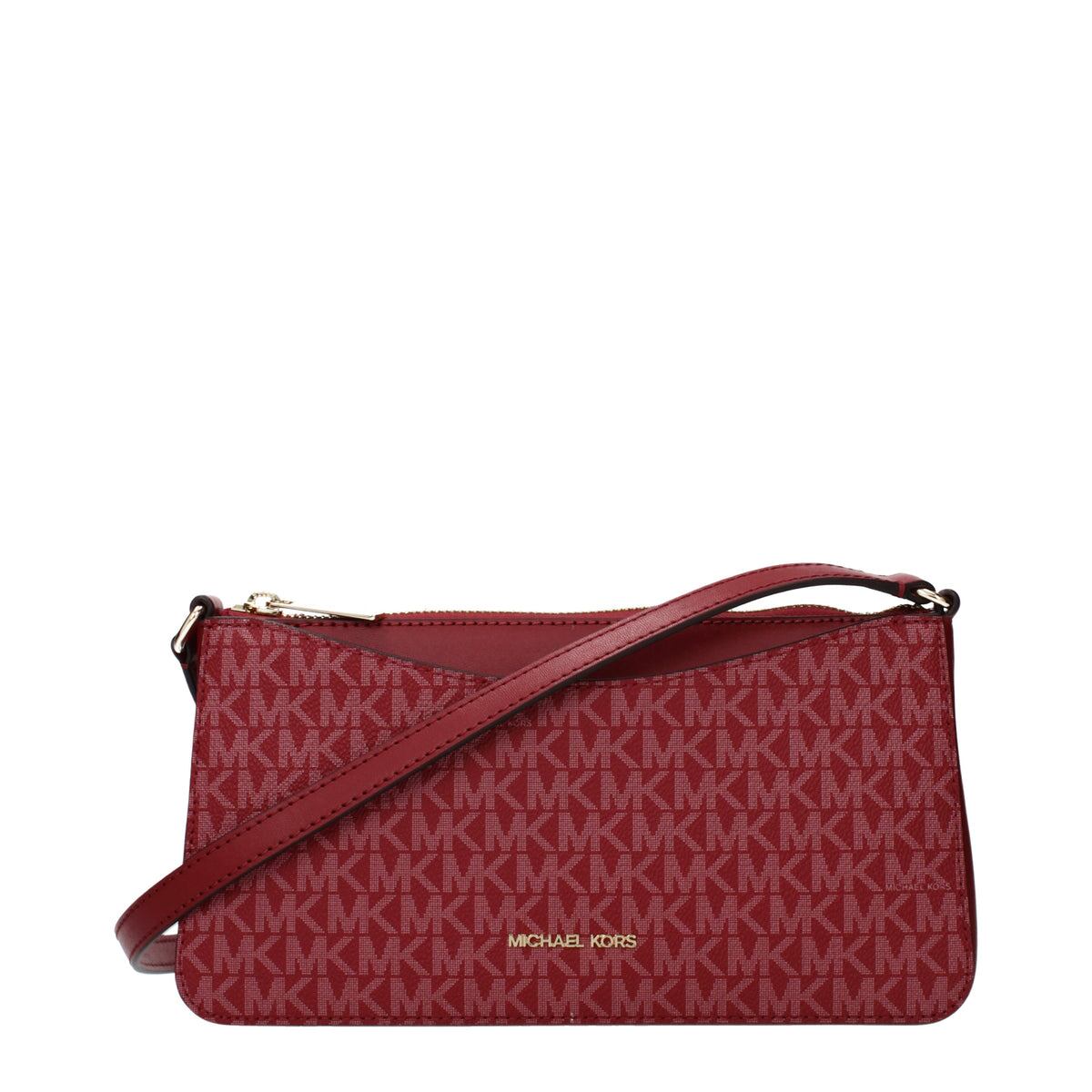【新品】MICHAEL KORS マイケルコース レディース クロスボディバッグ ファブリック レッド 35F5G4XC8VCHERRY