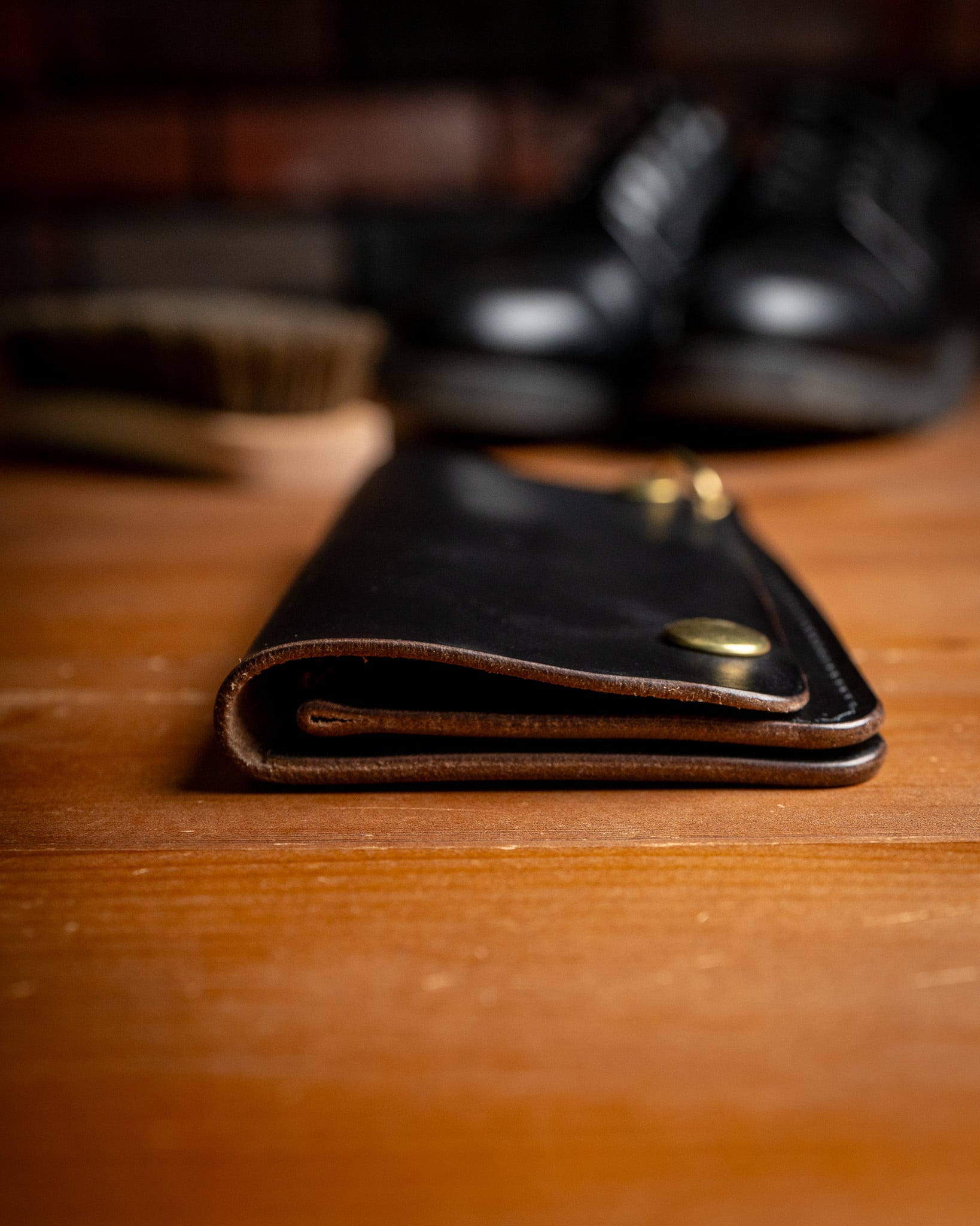 Additive and Line】Tracker Wallet TW-003 Horween Chromexcel 2層