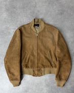 60s A.Pollak Nubuck Leather Zip-up Blouson