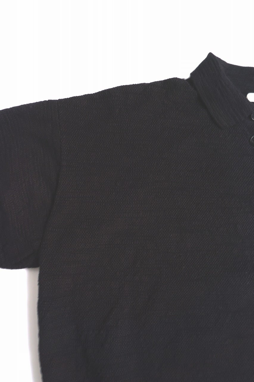 OG Slub Moss Stitch Polo S/S