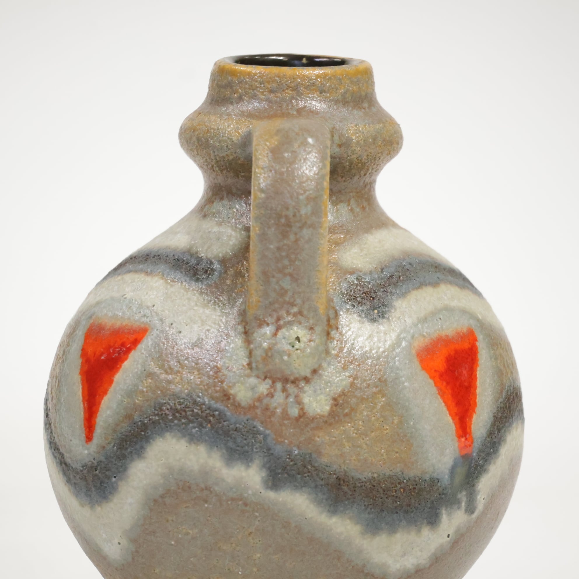 VEB Haldensleben-- 16.4cm | Fat Lava & German Art Pottery