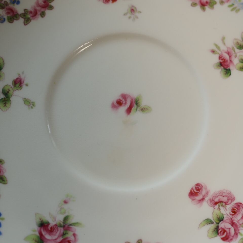 英国ミントンminton 薔薇と小花のガーランドが素敵なカップ＆ソーサーB