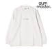 gym master ジムマスター 10.3oz DON’T WORRY BE HAPPY スウェット ビッグTEE ワイドシルエット 長袖Tシャツ メンズ レディース コットン100% メッセージTシャツ G821725 アッシュグレー