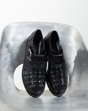 "FLORSHEIM" leather gurkha sandal / SIZE:US9 1/2