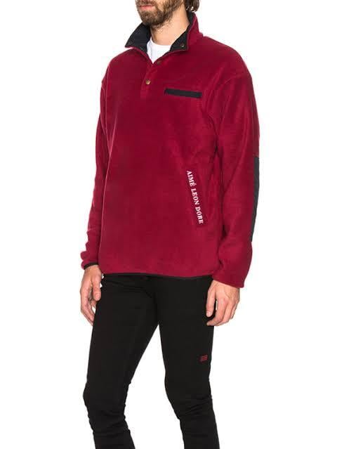 AIME LEON DORE FLEECE RED L | TKNY EST 2020