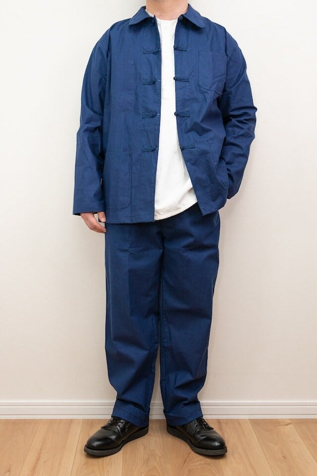 DEAD STOCK】French China Jacket & Pants SET UP 